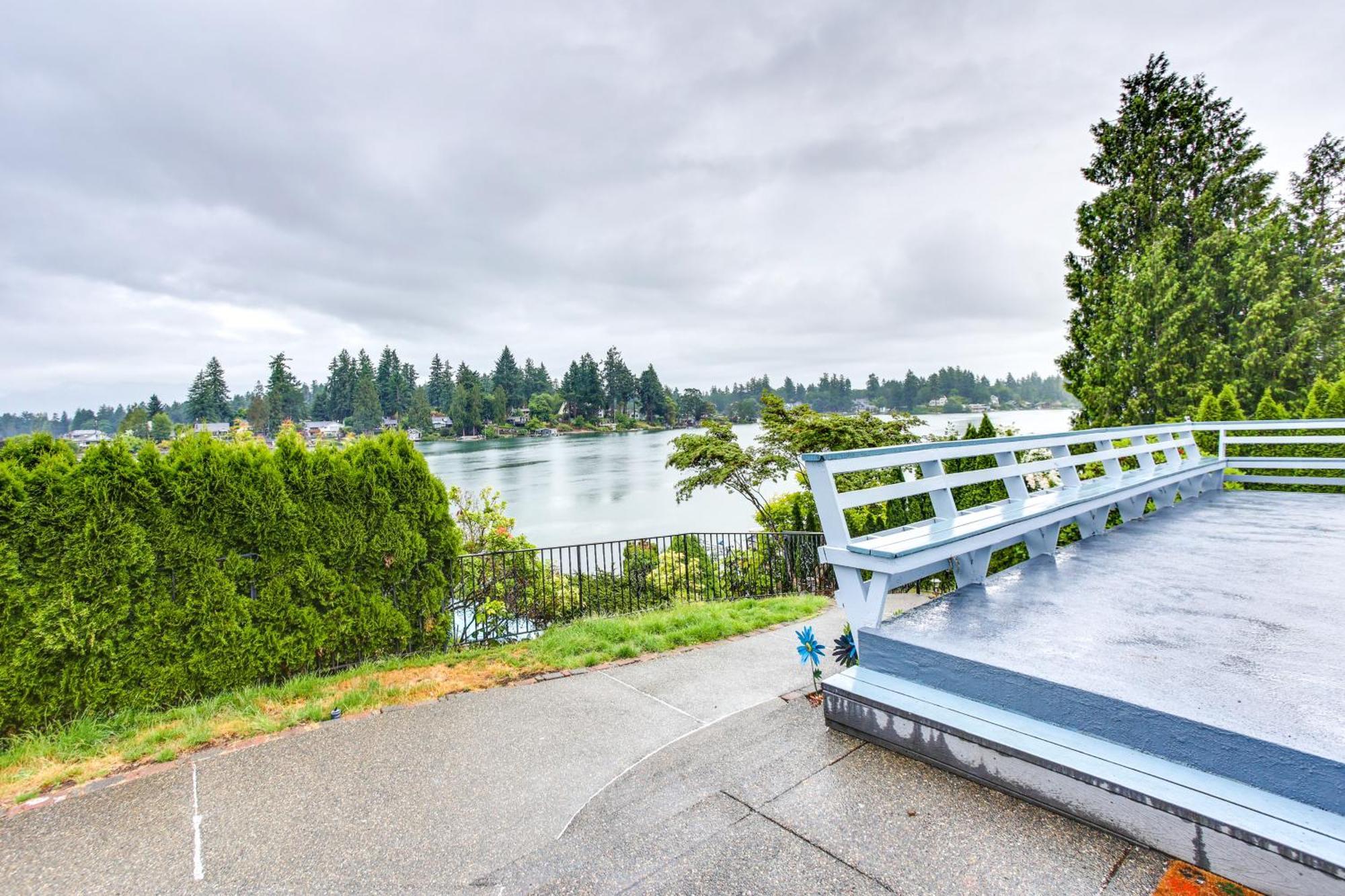 Tacoma Home On Steilacoom Lake With Dock! Kültér fotó