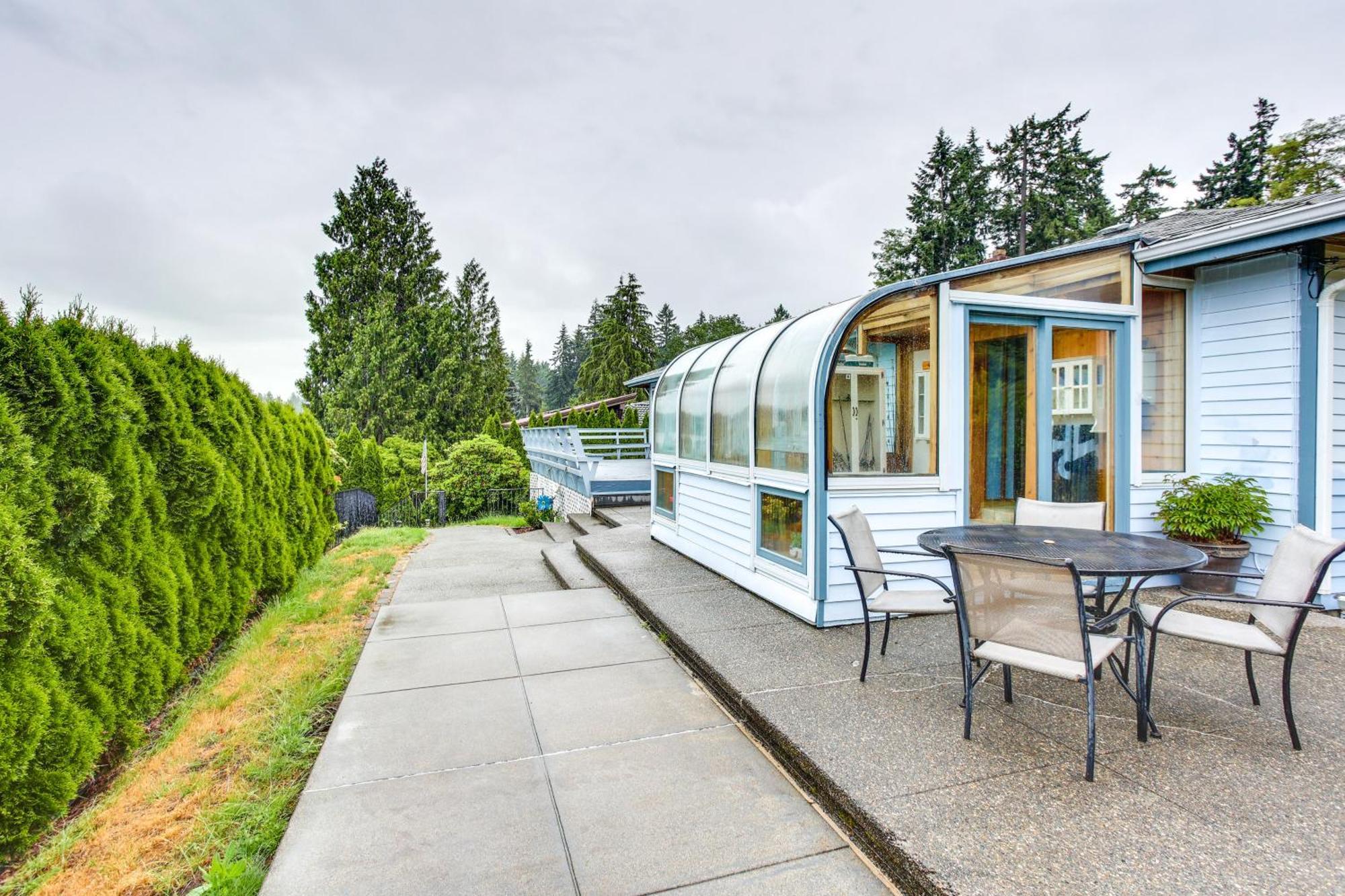 Tacoma Home On Steilacoom Lake With Dock! Kültér fotó